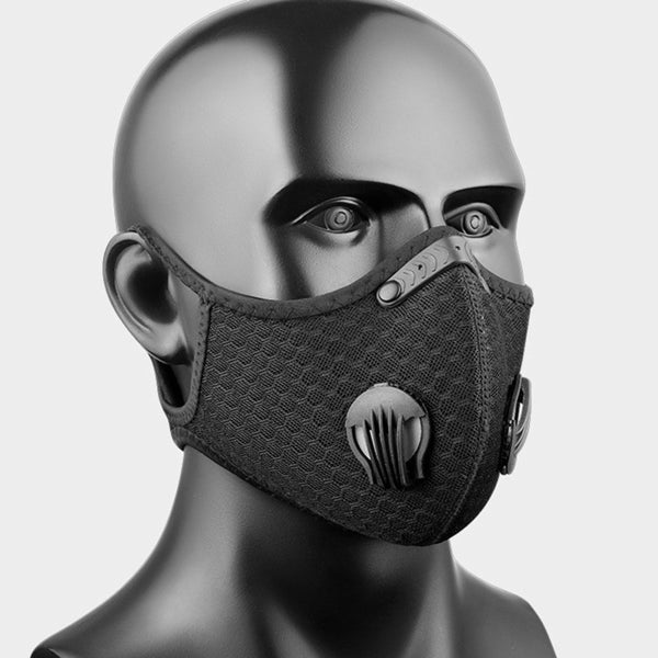 Reusable Half Face Cover Mask with Filter for Outdoor Cycling
