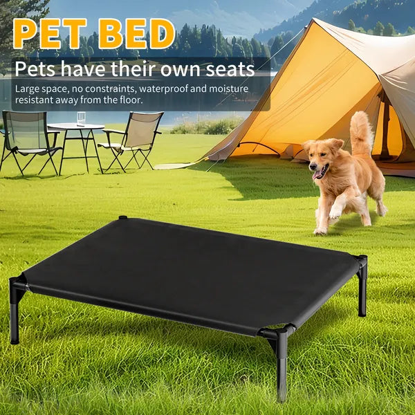 Breathable Elevated Oxford Pet Bed for Small to Large Dogs – Waterproof & Easy to Clean