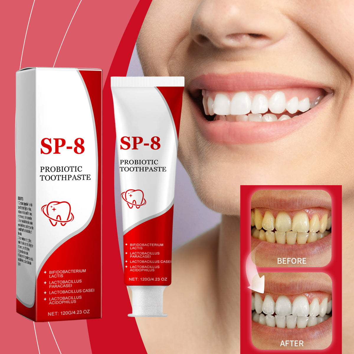 Probiotic Whitening Toothpaste 120g
