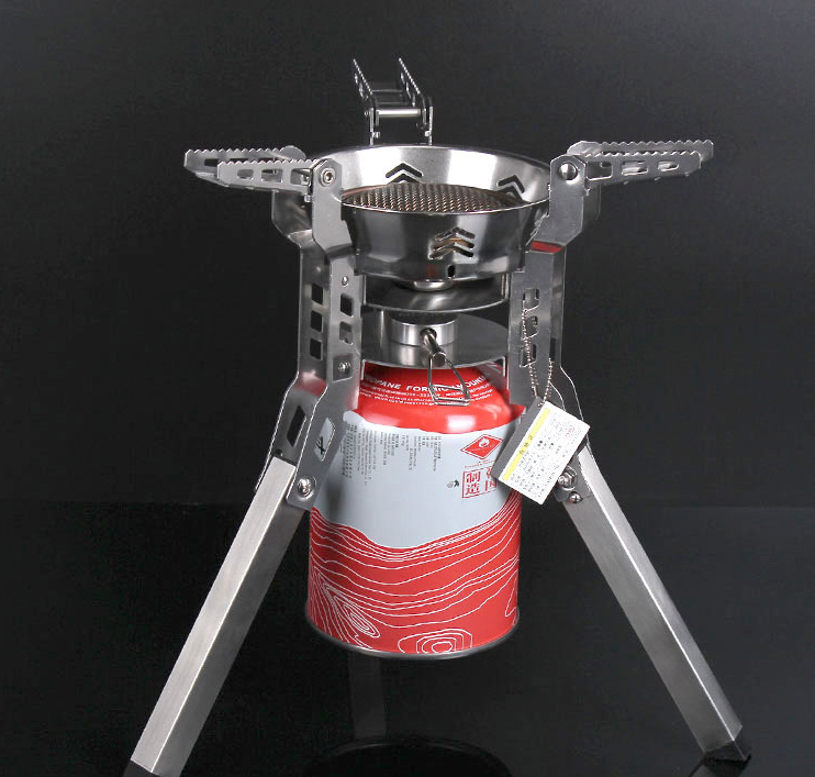 Large Gas Stove Head for Outdoor Cooking - Stainless Steel, 3800W