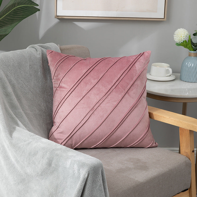 Velvet Pillowcase for Sofa Bed 43x43cm - Multiple Colors & Styles