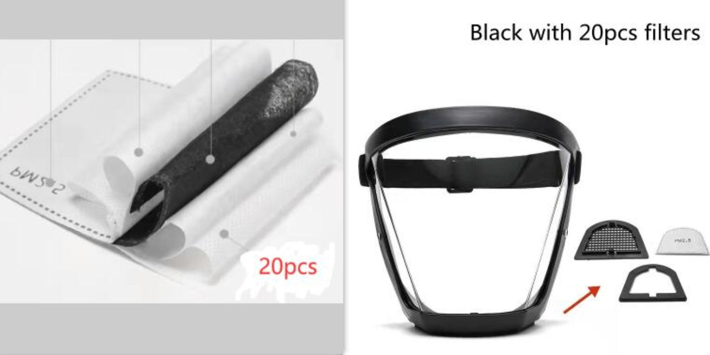 Transparent Face Shield Anti-Oil Dust-Proof Goggles for Safety and Protection