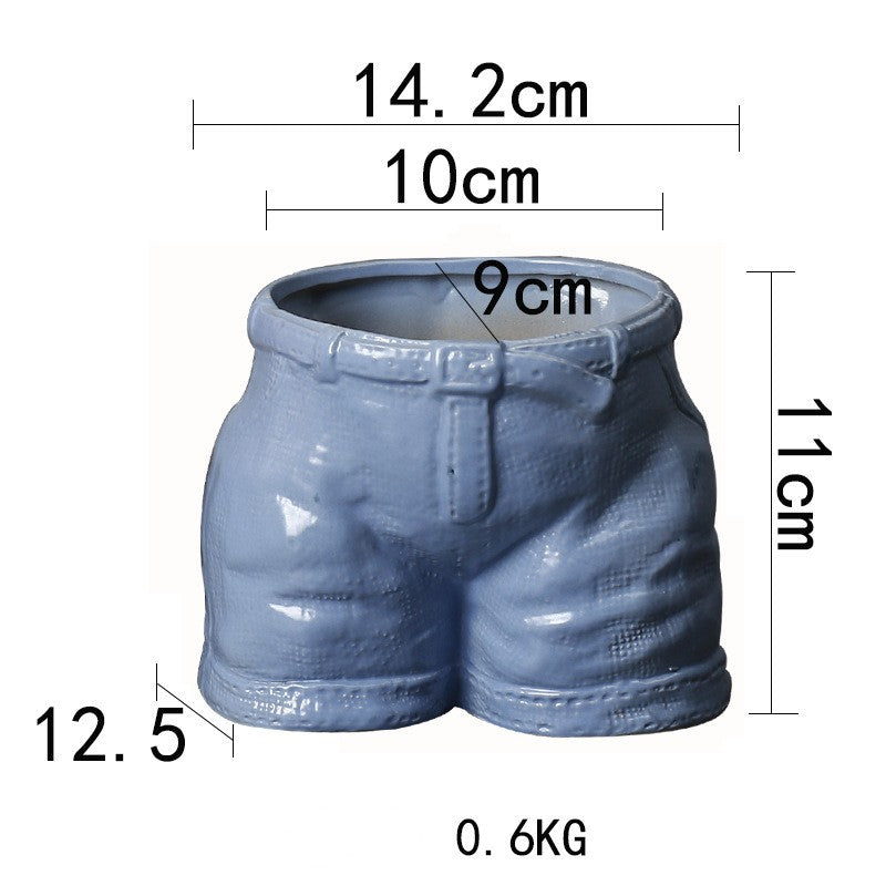 Ceramic Flower Pot Set - Indoor Succulent Planters for Home & Garden