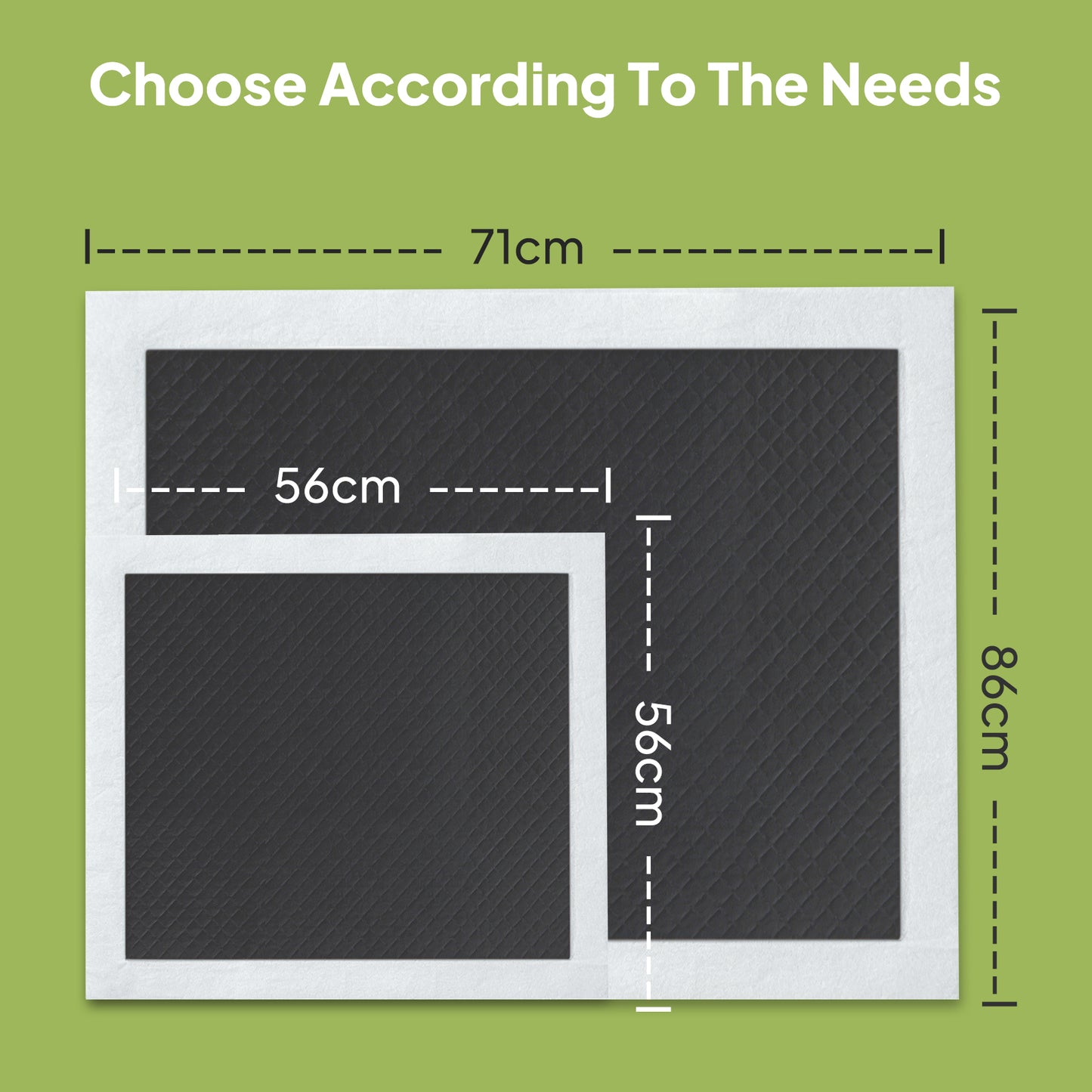 Activated Charcoal Dog Training Pads - Leak-Proof, Absorbent, Deodorizing