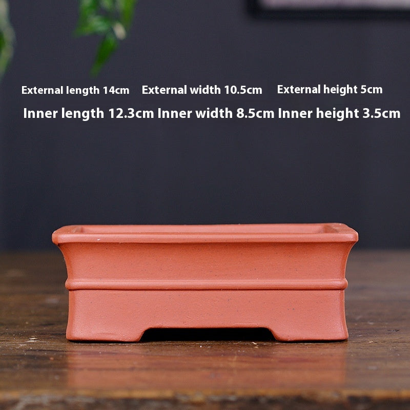 Breathable Ceramic Flower Pot for Home Garden Office Balcony - Multiple Colors