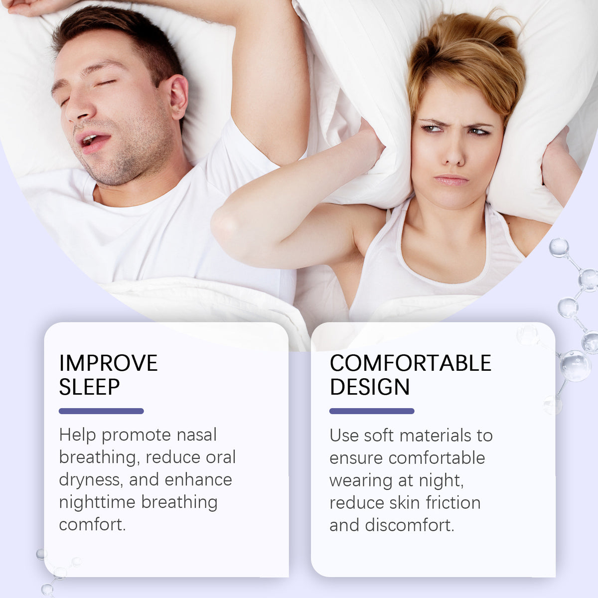 Anti-snoring Nursing Adhesive Bandage Care Night Relief