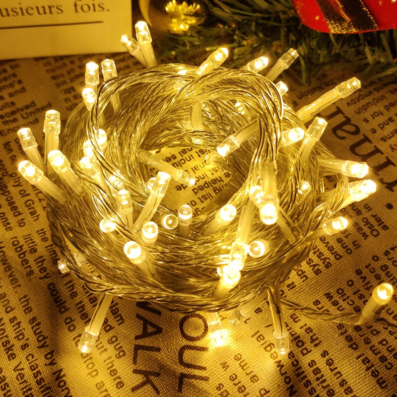 10m Waterproof LED String Lights for Indoor & Outdoor Decor - Multiple Modes