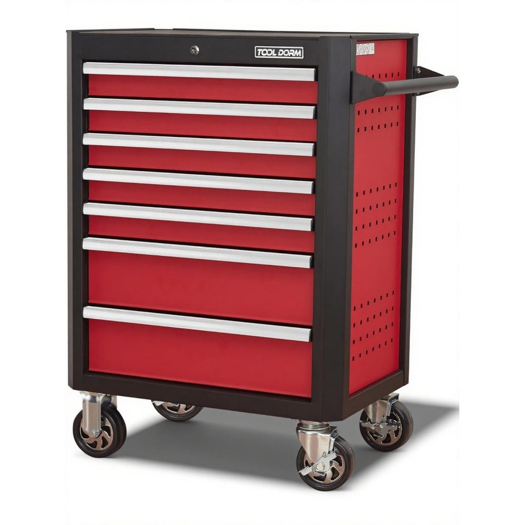 28-Inch 7-Drawer Tool Cart Metal Storage Utility Cart