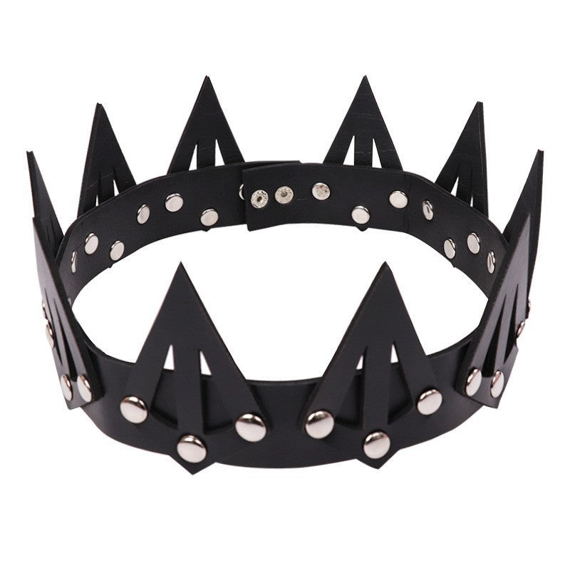 Women's Crown Headdress for Parties & Gatherings - Black