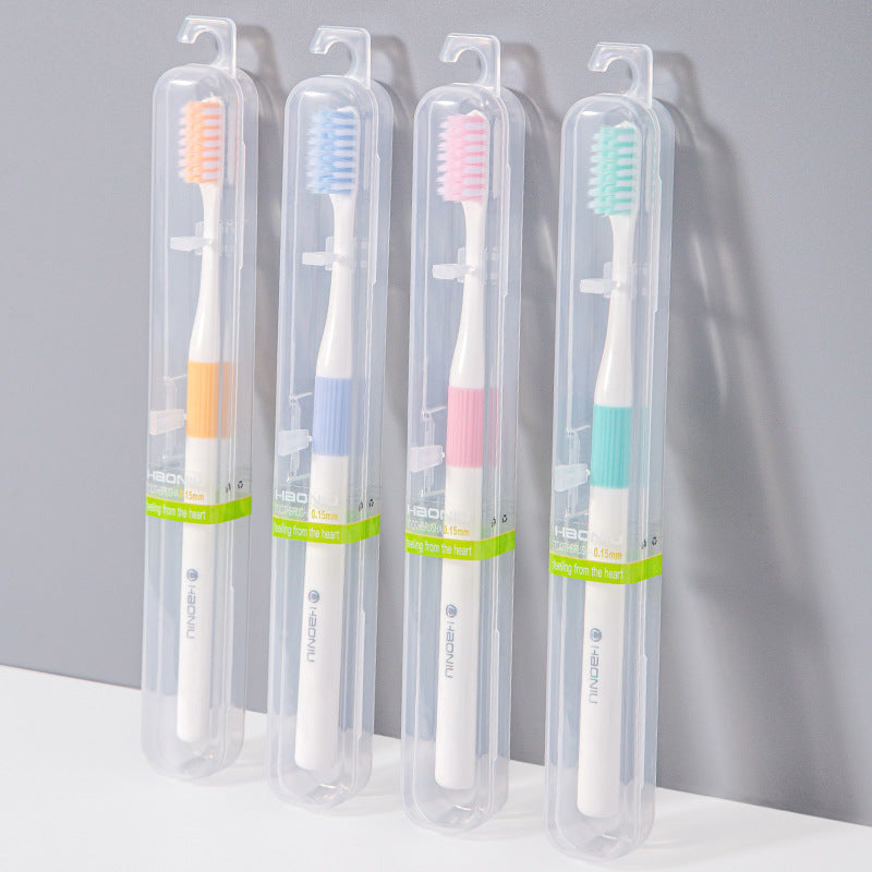 Travel Portable Toothbrush Blue - Compact Toothbrush for On-the-Go Use