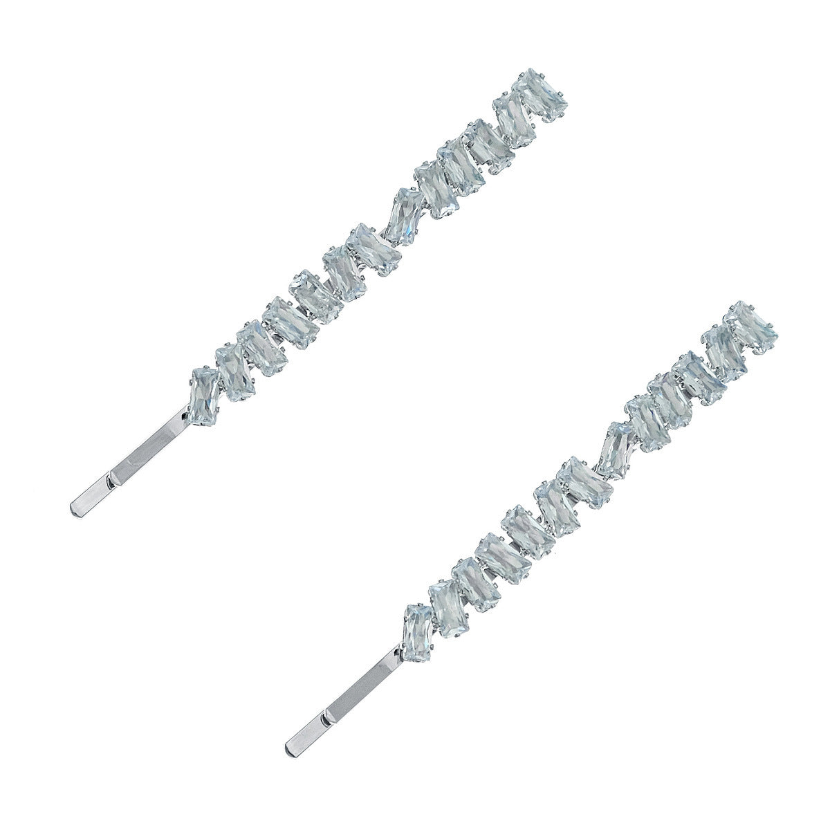 Zircon Hair Pins 2-Piece Set – Bridal Hair Accessories