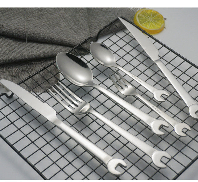 304 Stainless Steel Cutlery Set - Dinner Forks, Spoons & Knives for Home Dining