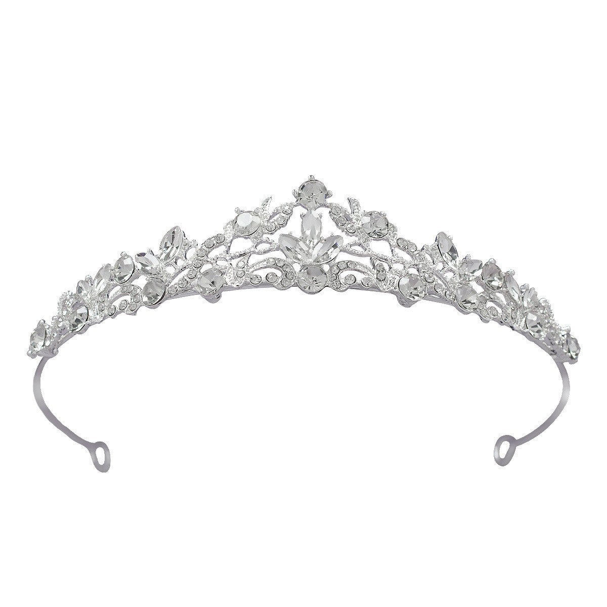 Diamond Crown Hairband - Rhinestone Tiara Headpiece