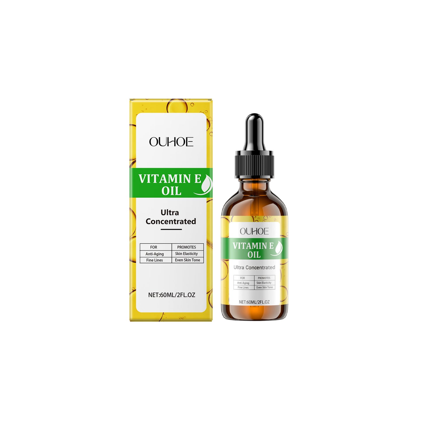 Vitamin E Essential Oil for Skin - Moisturizing Body & Face Treatment 60ml
