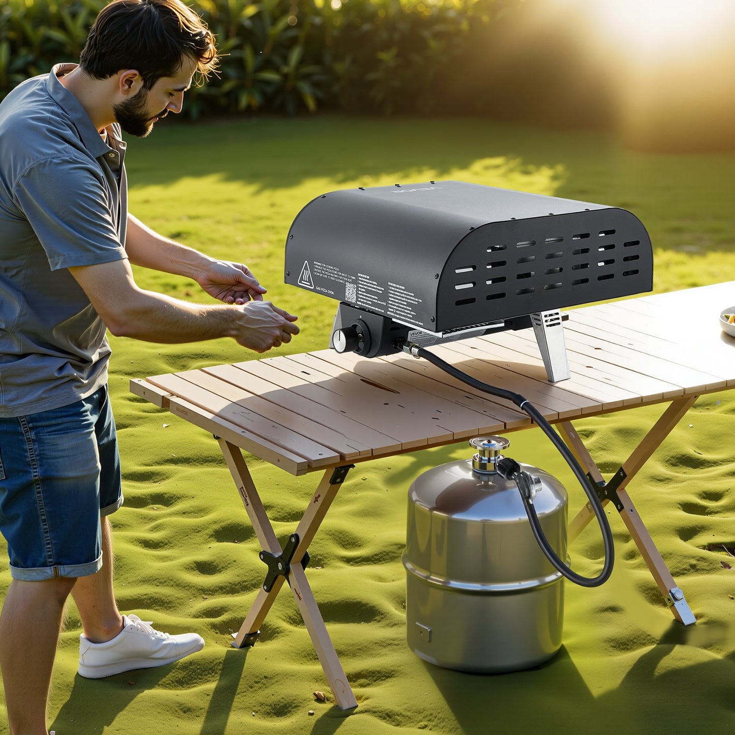 Portable Outdoor Gas Pizza Oven - Durable, Fast Cooking