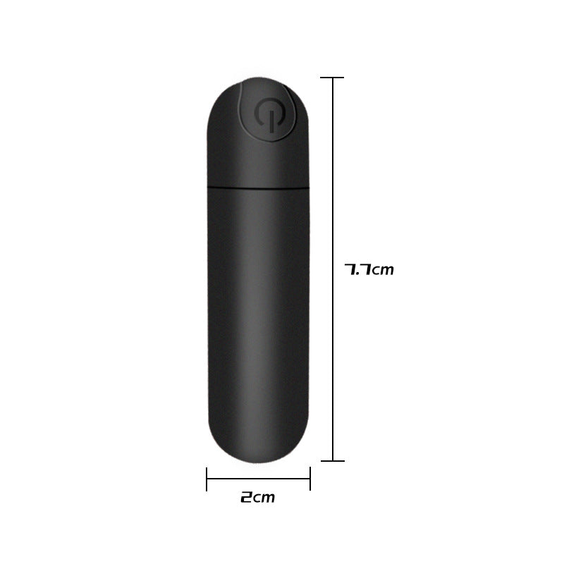 Mini Portable Charging Bullet for Wellness & Personal Care - Black