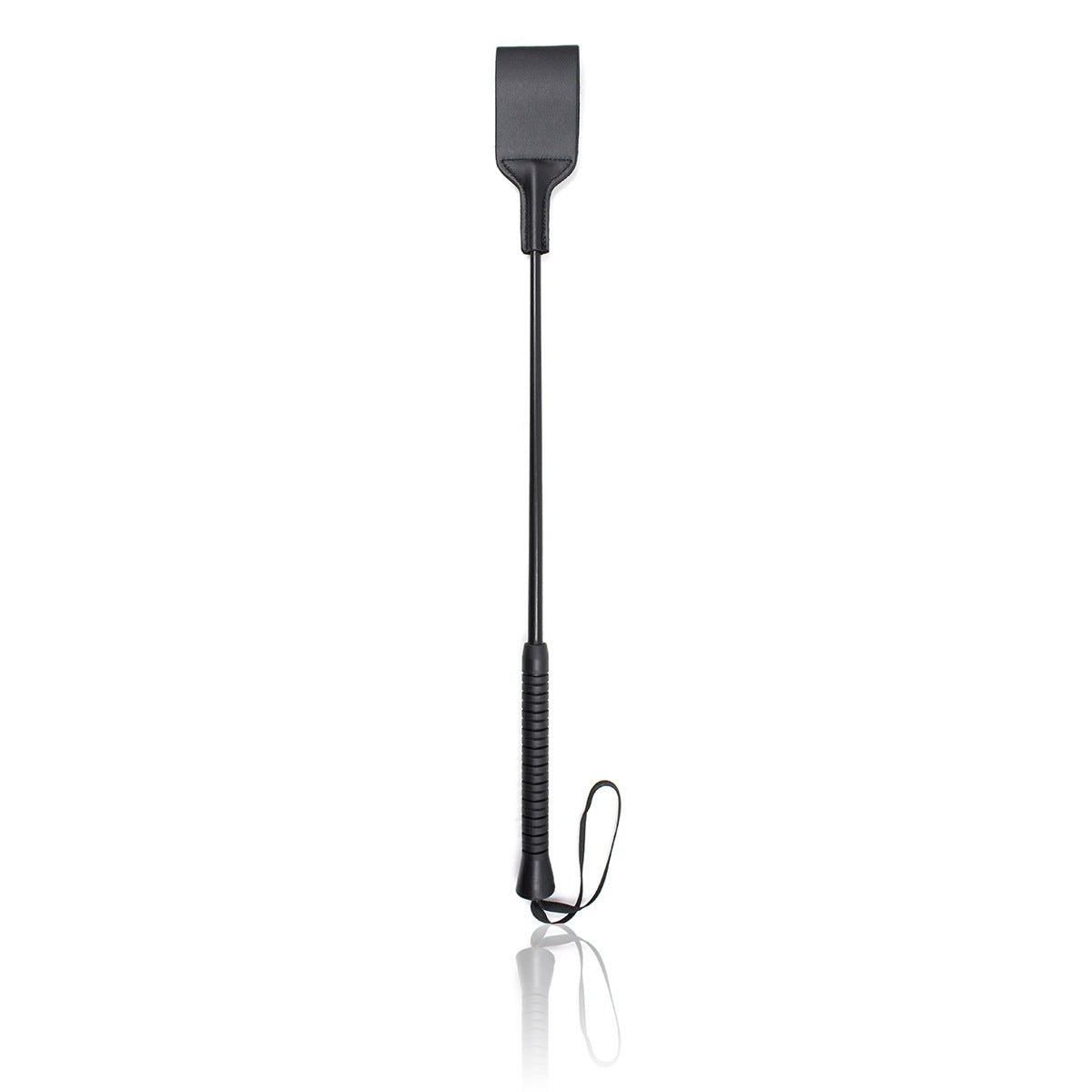Leather Flap Prop Whip for Adult Wellness Black - Home & Garden