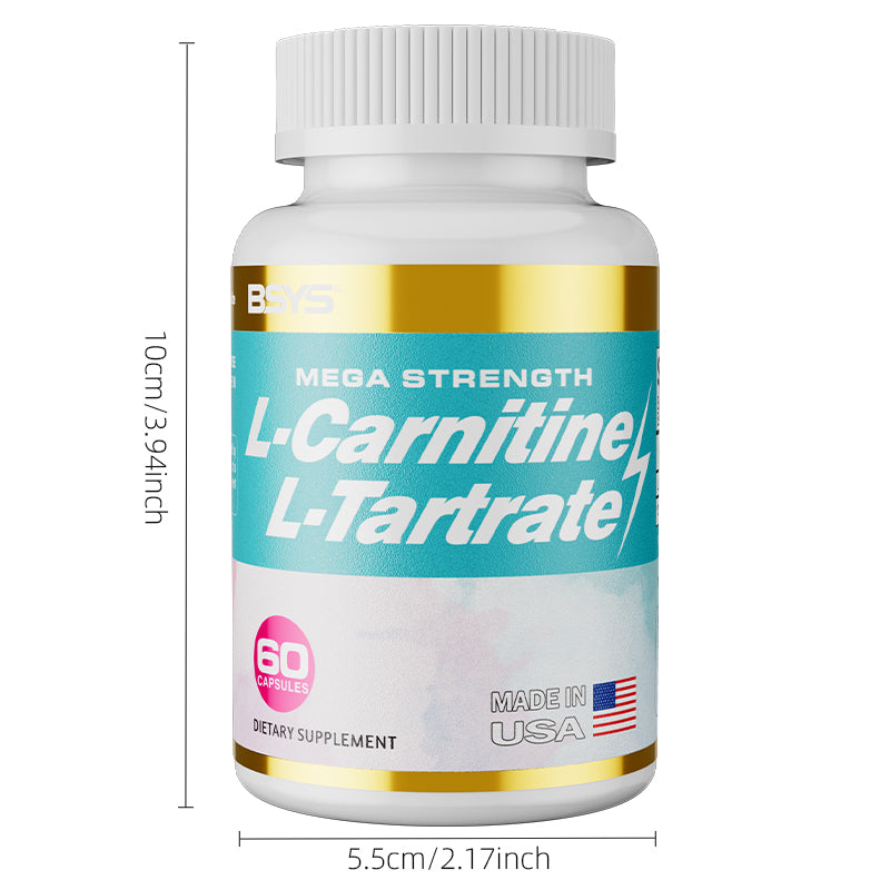 L-Carnitine L-Tartrate Capsules - Natural Energy & Metabolism Support