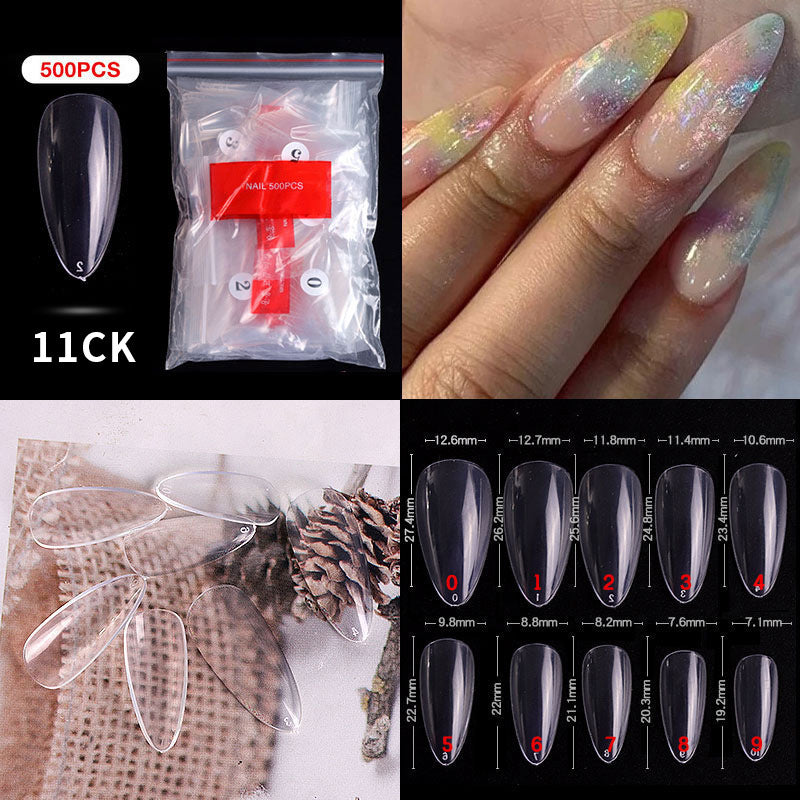 French Pointed Non-Marking Ballet Nail Art Tools - Transparent