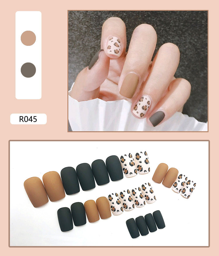Removable Nail Stickers for Nail Art - 24 Pieces, Multiple Styles
