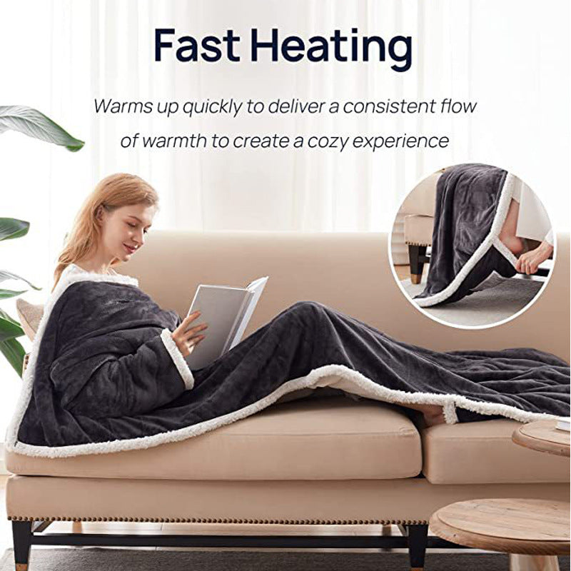 Electric Blanket Shawl for Single Use - European & American Standard