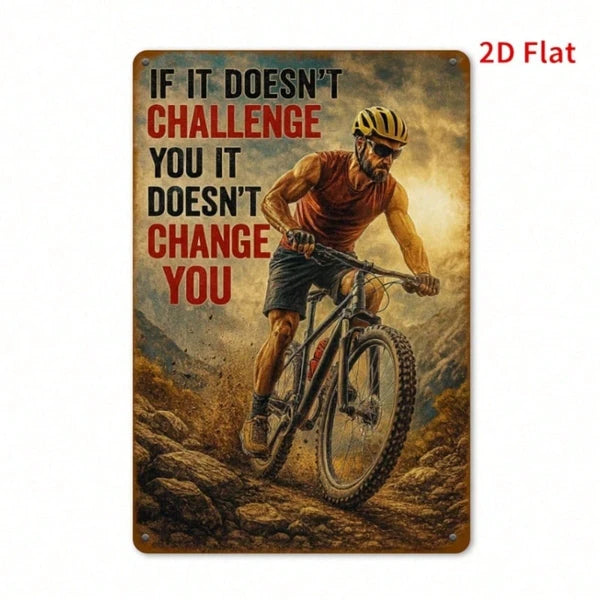 Metal Tin Sign Wall Decoration - 20 cm x 20 cm
