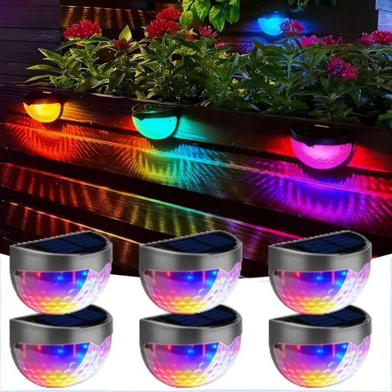 Solar Fence Lights - Efficient Outdoor Security Illumination