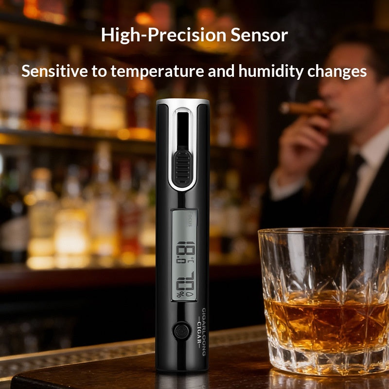 Internal Humidity Meter for Cigar Humidification and Storage