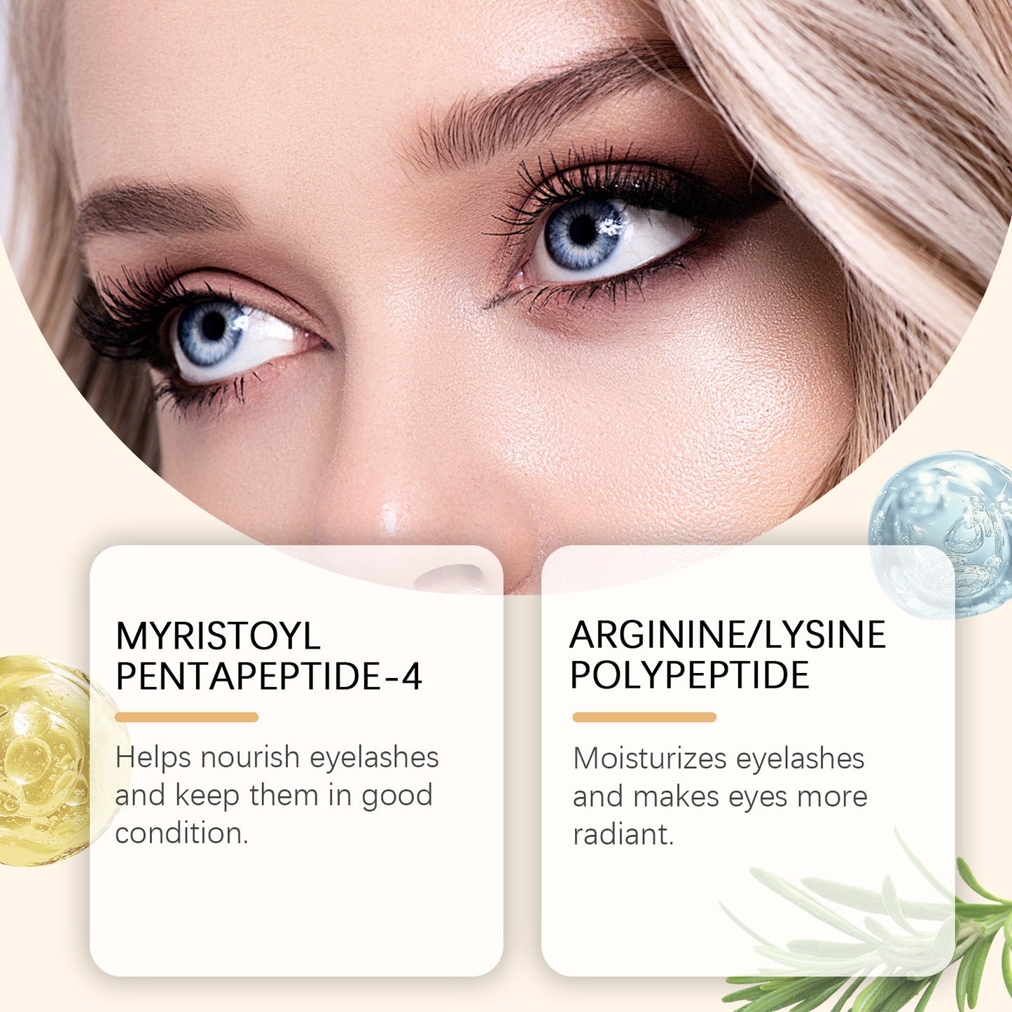 Eyelash Serum 4ML Long-Lasting Lash Booster No Smudging Natural Style