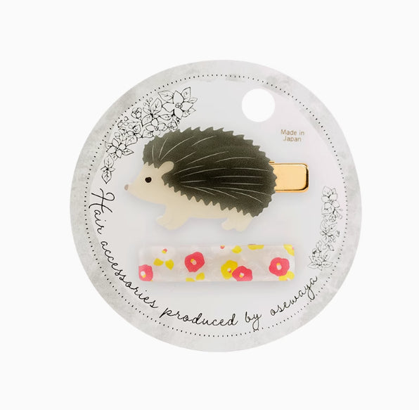Animal Hair Clips Set - Alloy Barrettes (2 Pack)