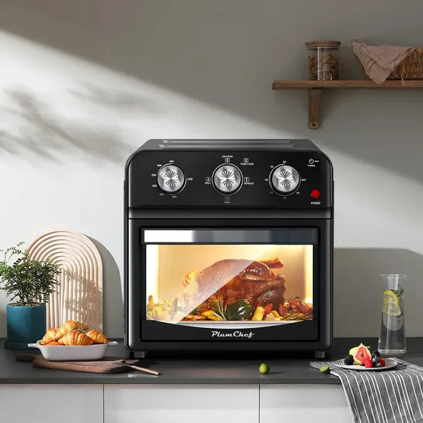 12-Liter Multi-Function Air Fryer with Grill, Bake & Presets – Model GA13S01