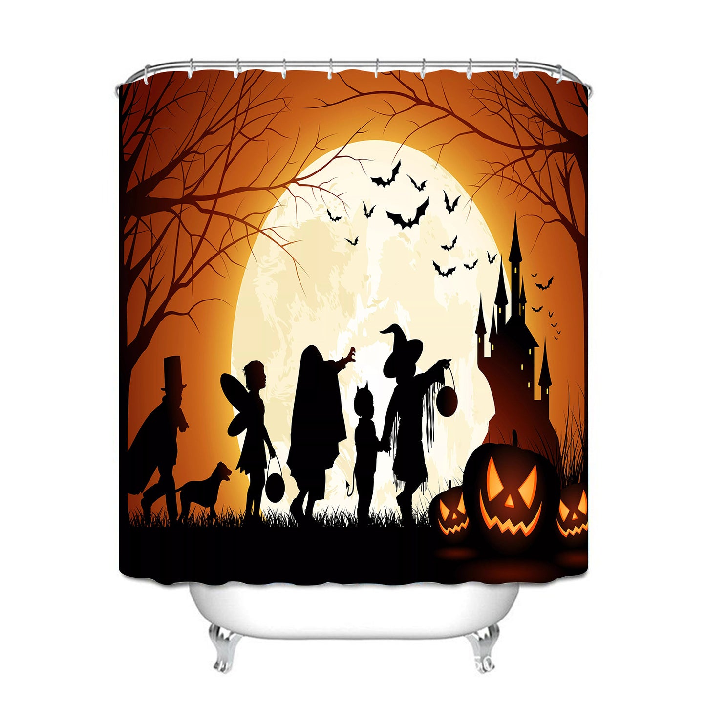 Waterproof Shower Curtain with Mildew Resistance - Cross Border North