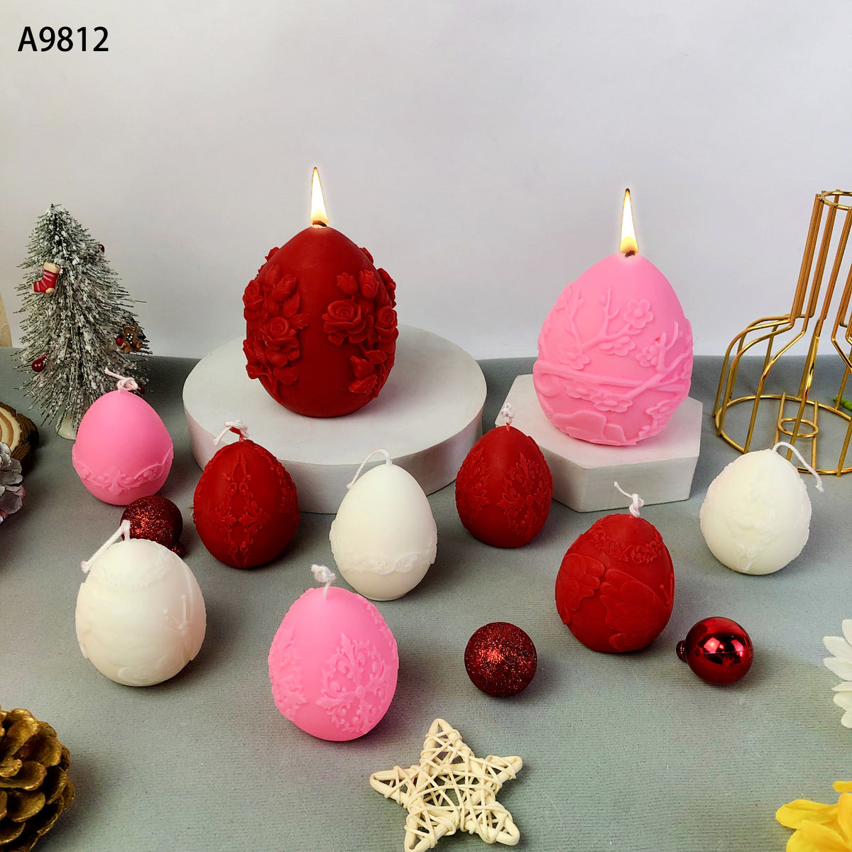 Egg Silicone Mold for Baking, Chocolate, Candle Making & Crafts - Irregular Shapes