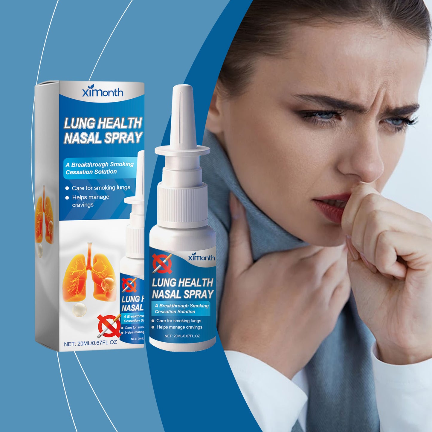 Nasal Cleansing Spray with Vitamin E & Sage Extract - 20ml