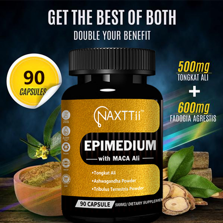 Epimedium, Maca Root, Tongkat Ali & Tribulus Complex - 90 Capsules