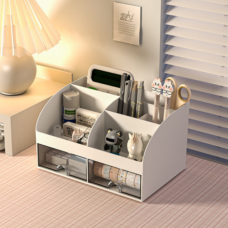 Small Transparent Drawer Organizer for Stationery and Sundries - Multi Color Options