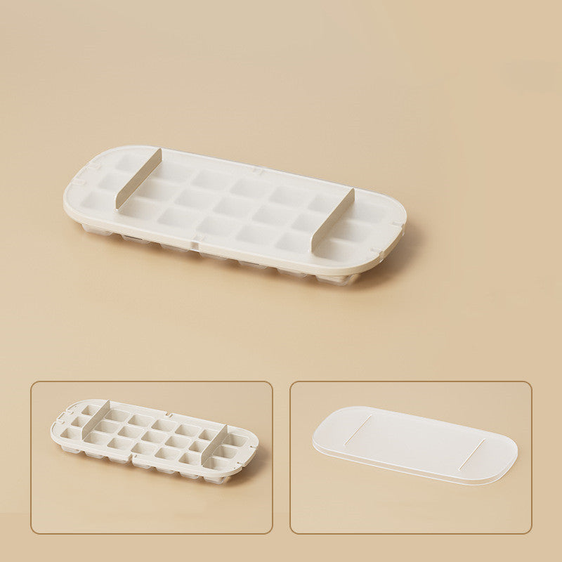 High Capacity Food Grade Ice Cube Tray with Storage & Shovel - Multiple Colors