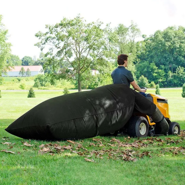 54 Cubic Feet Lawn Tractor Leaf Bag with Black Oxford Fabric