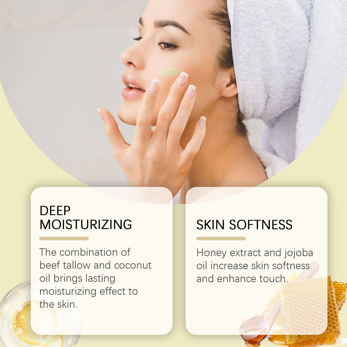 Moisturizing Facial Cream for Hydrating Skin 70g - Soothing & Nourishing