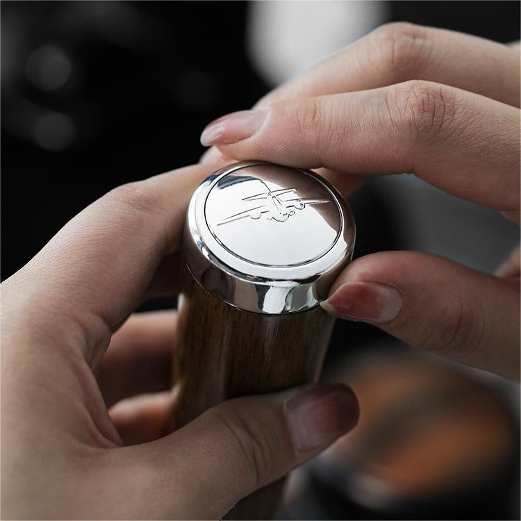 Coffee Maker Handle Accessories Set for Delonghi & More - Walnut Finish