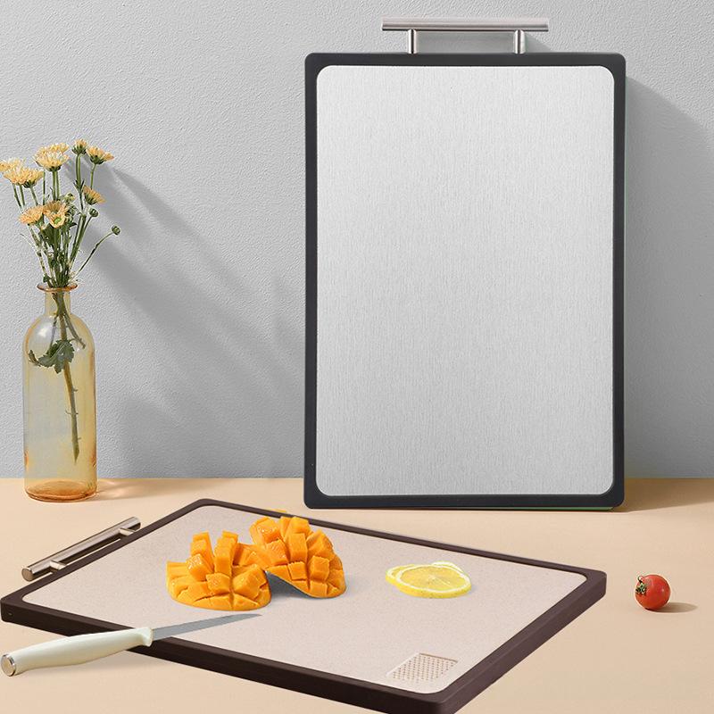 Wheat Fiber Cutting Board - Square, Mold-Resistant & Antibacterial Kitchen Utensil
