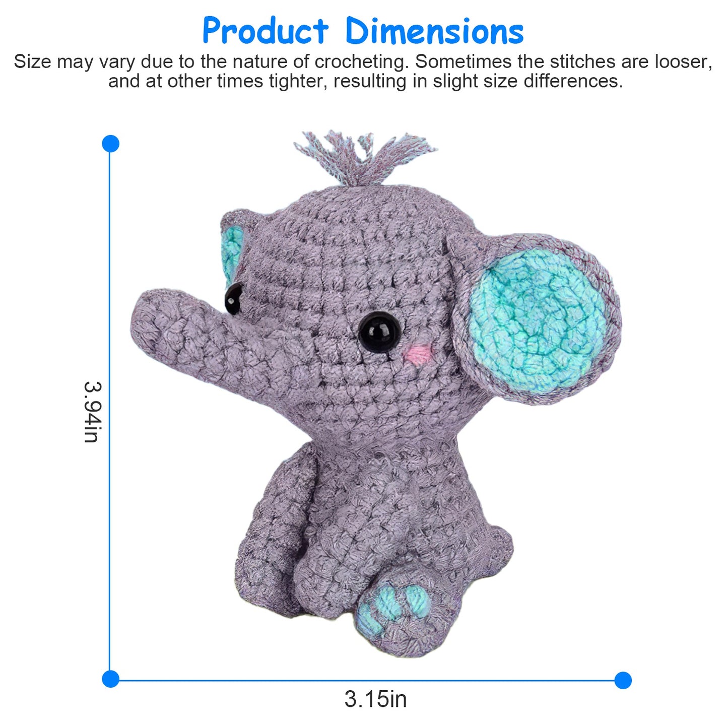 Crochet Kit for Beginners - Complete DIY Knitting Supplies