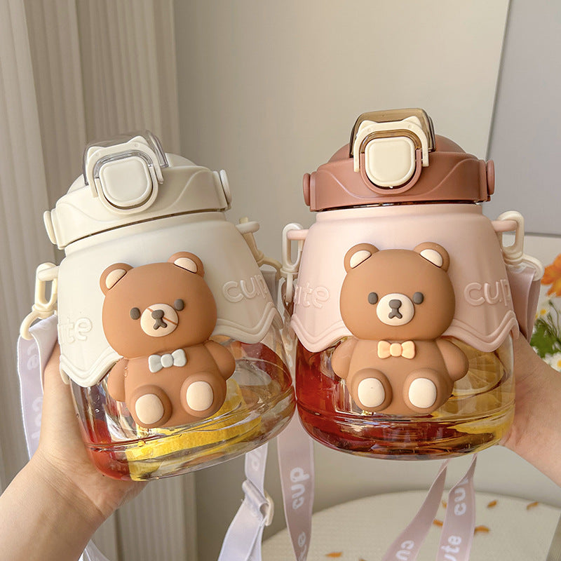 Large Capacity Children's Tea Kettle with Filter and Cup - 1.3L