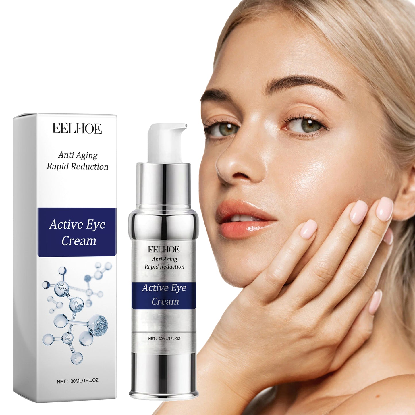 Active Eye Cream for Dark Circles & Puffiness - 30ml Firming Formula