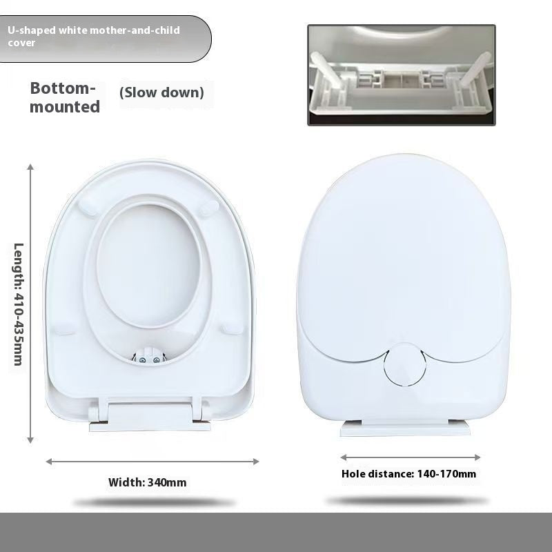 Dual-Purpose Toilet Lid Cover Thickened Modern Bathroom Storage