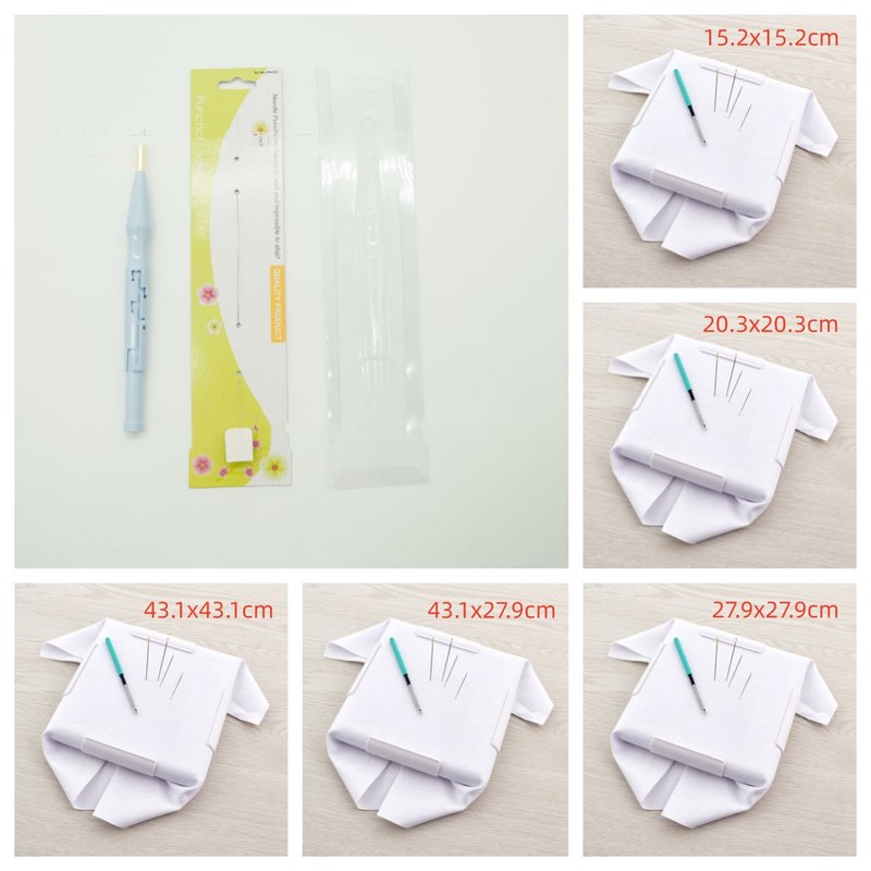 Embroidery Hoops Set - Various Sizes for Cross-Stitch and Needlework