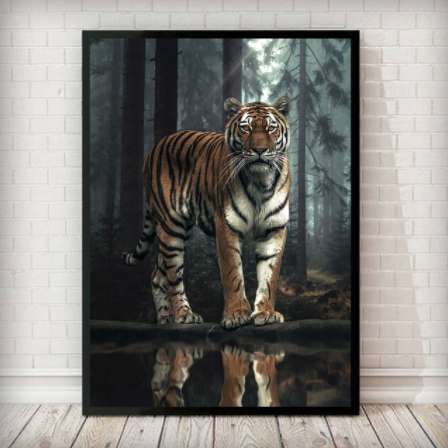 Diamond Painting Mosaic Kit Lion Tiger Embroidery Cross Stitch Art - Multiple Sizes & Styles