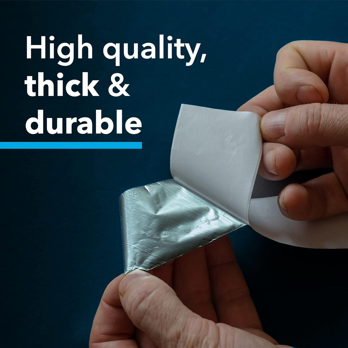High-Temperature Waterproof Aluminum Foil Tape for Pipe Sealing - 10m