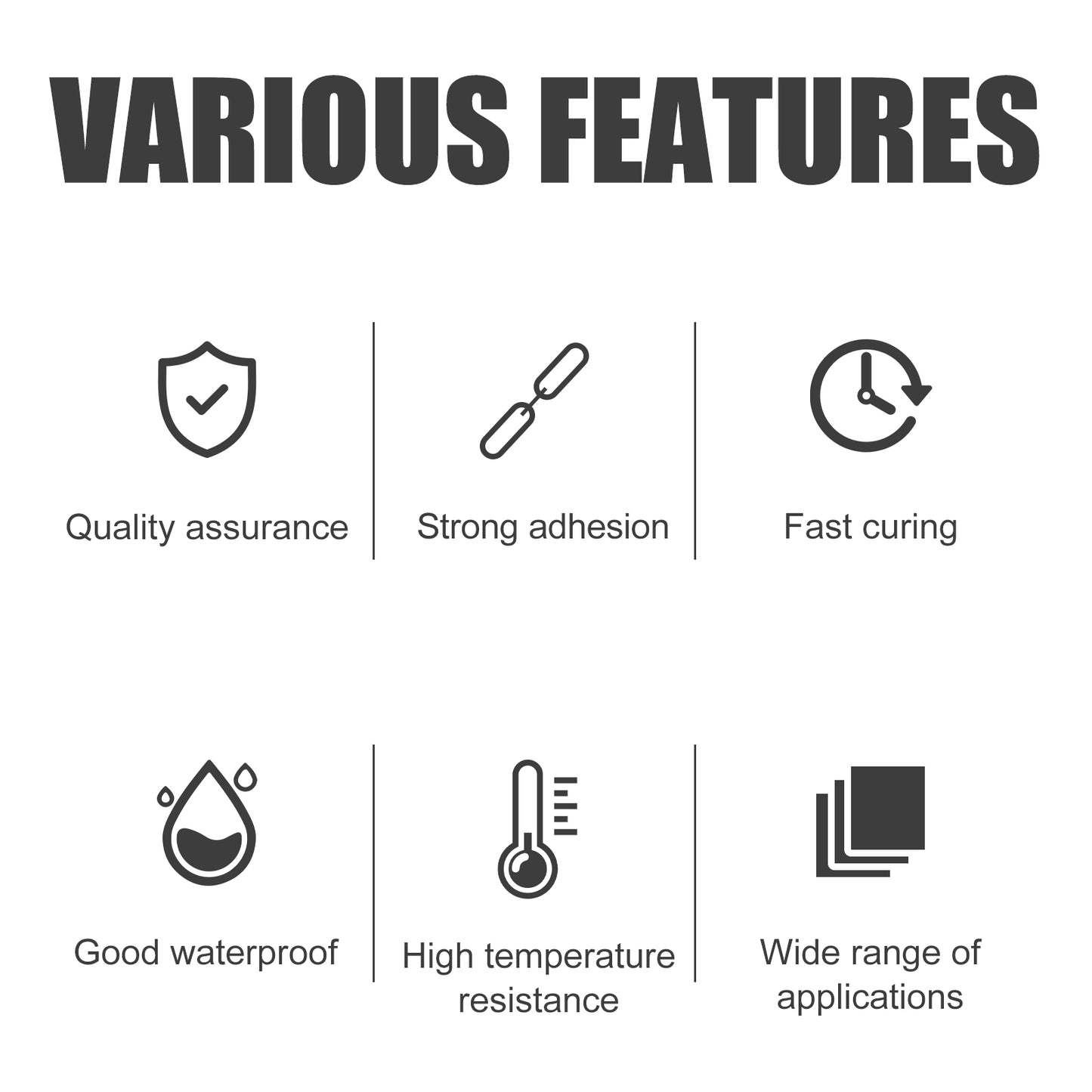 Metal Casting Adhesive 50ml Set for Kitchen Storage - Strong Bonding