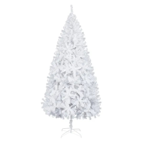 8ft Flocked Christmas Tree with 1349 Branches and Lights